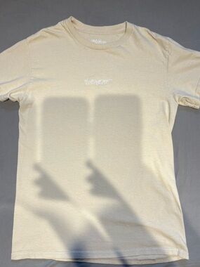 Men's Cream Short-Sleeve Wehere T-Shirt